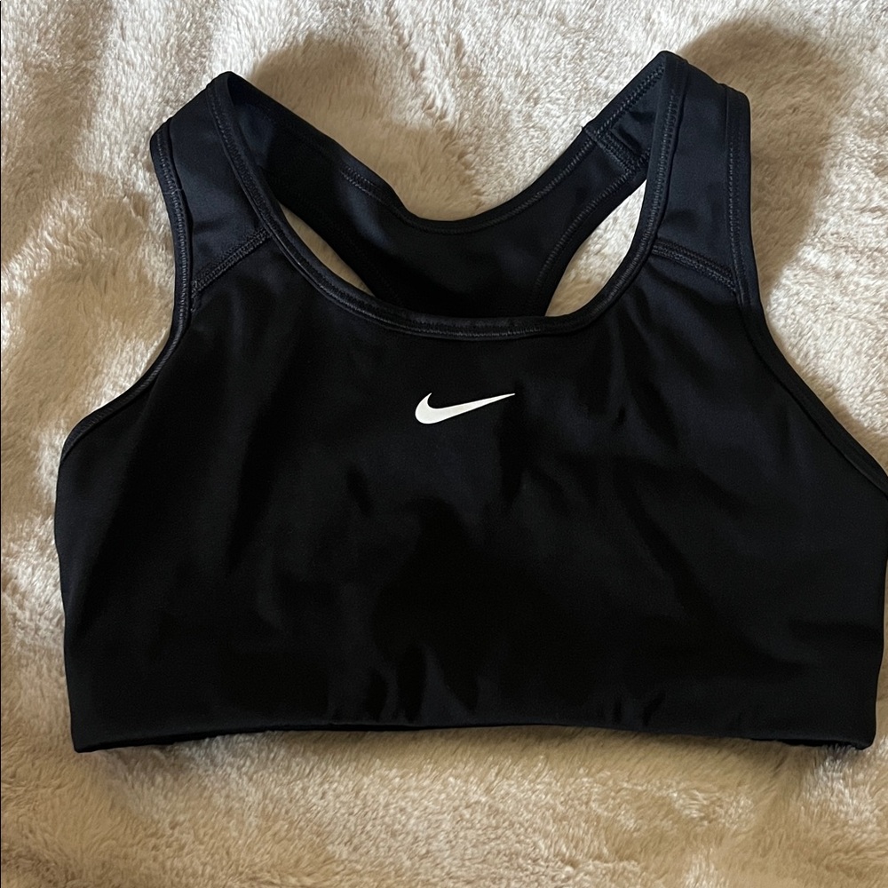 Nike Women's Black and White Sports Bra